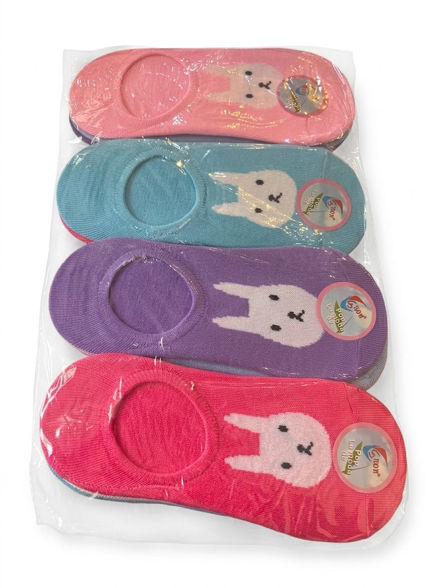 SOQUETE INVISIBLE DE DAMA ESTAMPAS SURTIDAS
