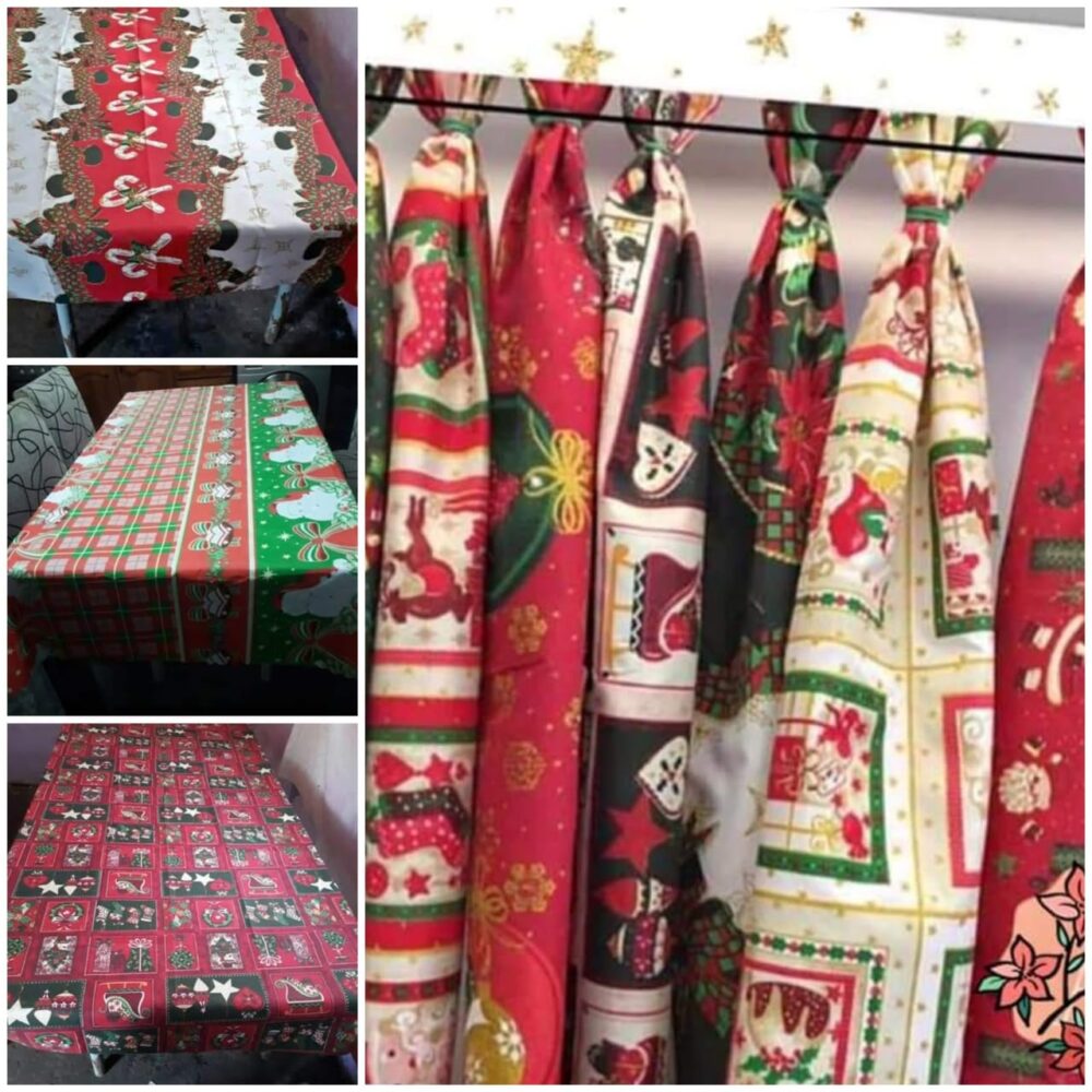 Alternative view of MANTEL ESTAMPAS NAVIDEÑAS
