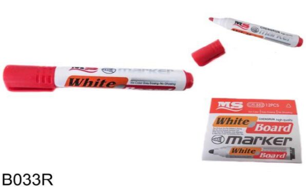 MARCADOR AL AGUA P. FINA X 12 U. ROJO