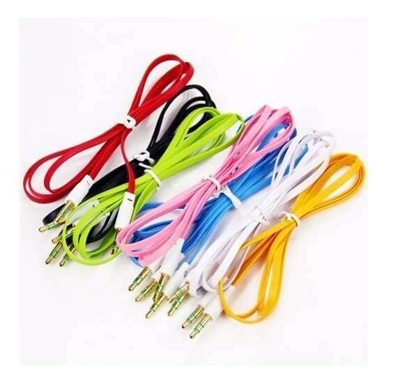 CABLE MINIPLUG PLANO 3,5 A 3,5 MM 2 MTS