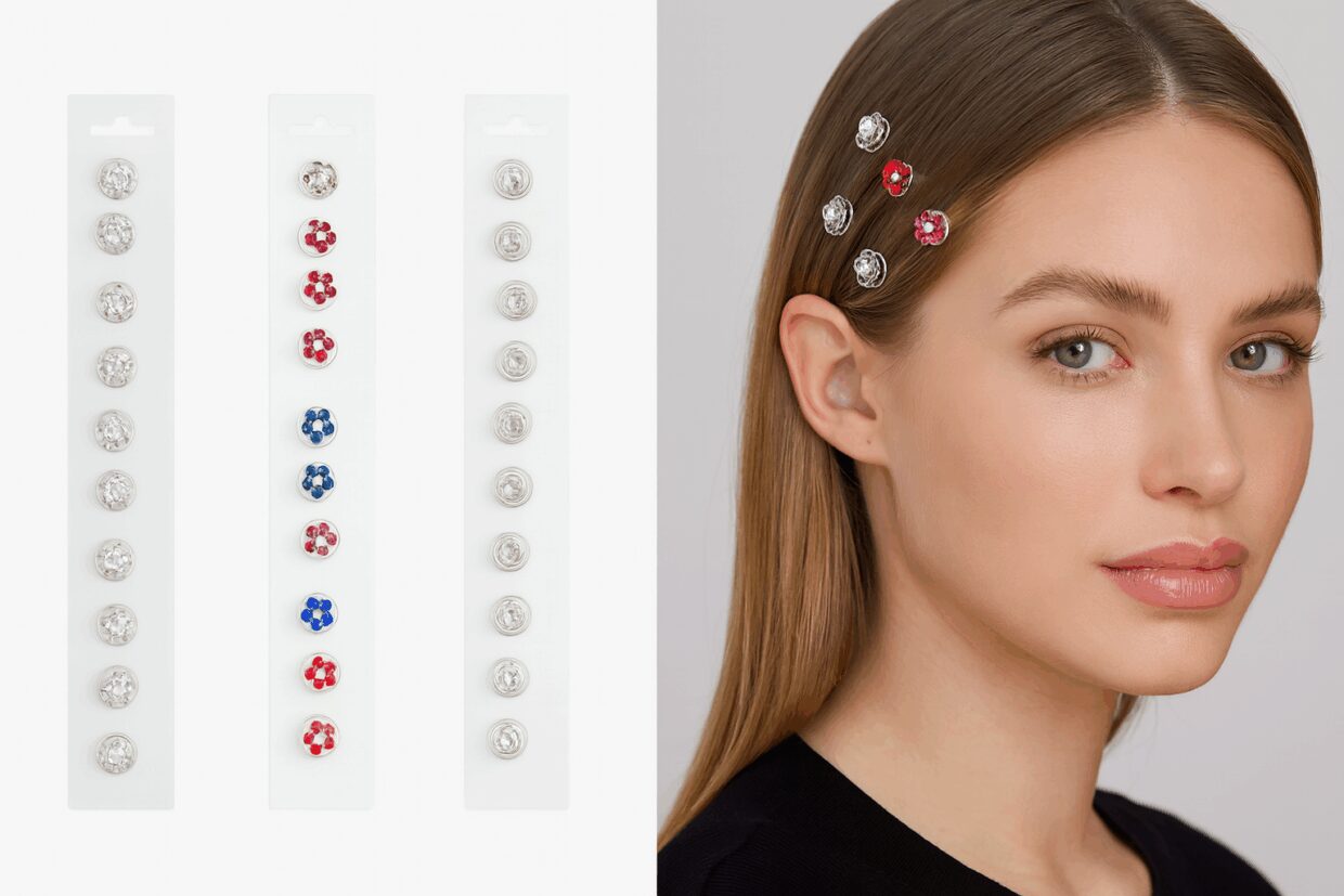 APLIQUES PARA CABELLO CON STRASS