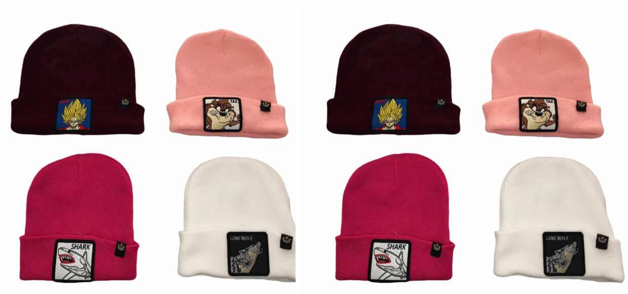 GORRO DE ADULTO ESTAMPA CHICA BORDADA PERSONAJES - Imagen 4