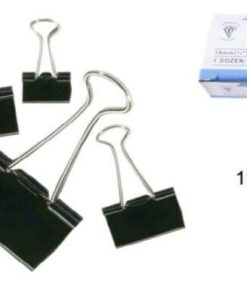 BROCHES BINDER CLIP 19 MM X 12 UNIDADES
