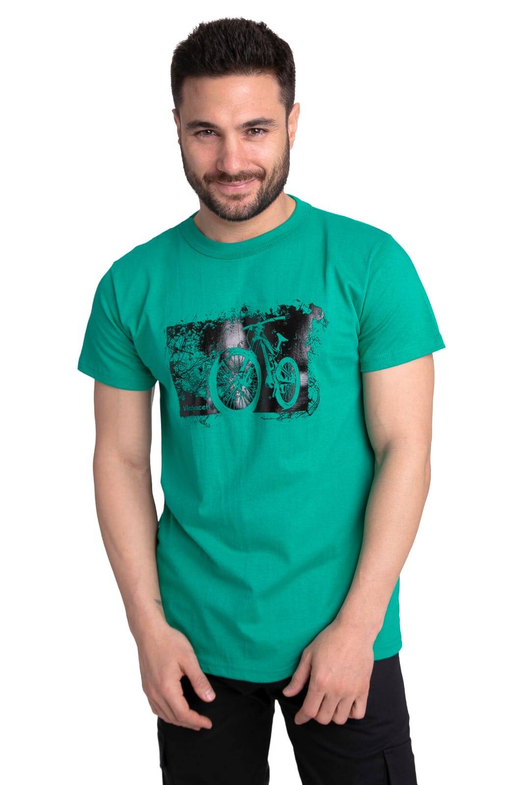 REMERA BASICA ESTAMPADA MANGA CORTA HOMBRE - Imagen 3