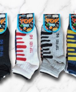 PACK X12 SOQUETE "TOP KIDS" 6-8 NENE